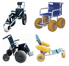 beach wheelchairs