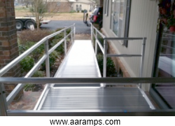 aluminum modular ramp